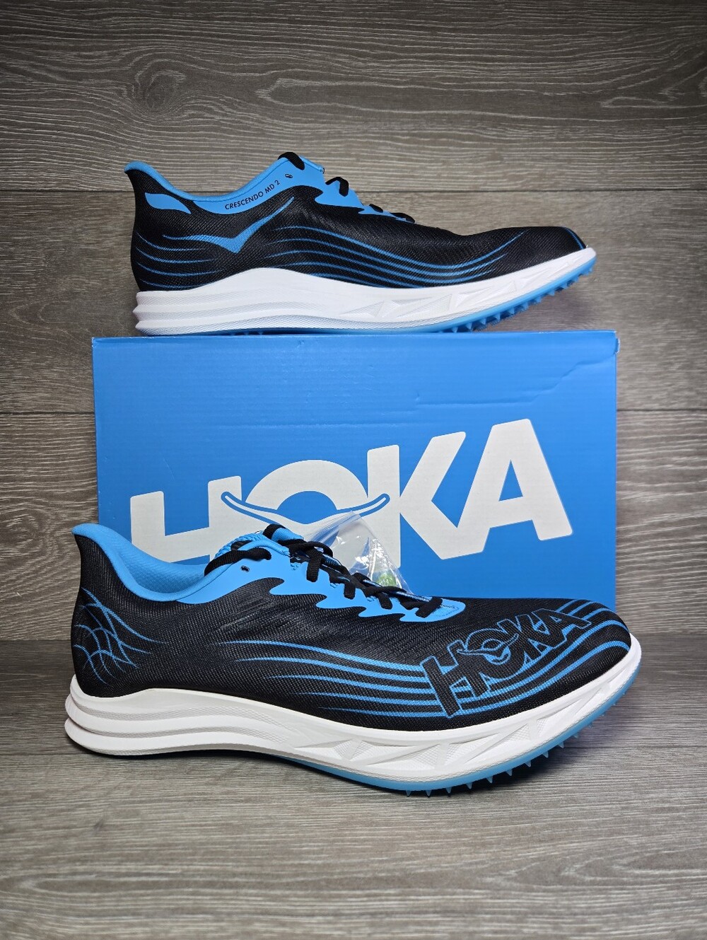 HOKA Crescendo 2 MD Track and Field Shoes Mens Size 14 Brand New In Box